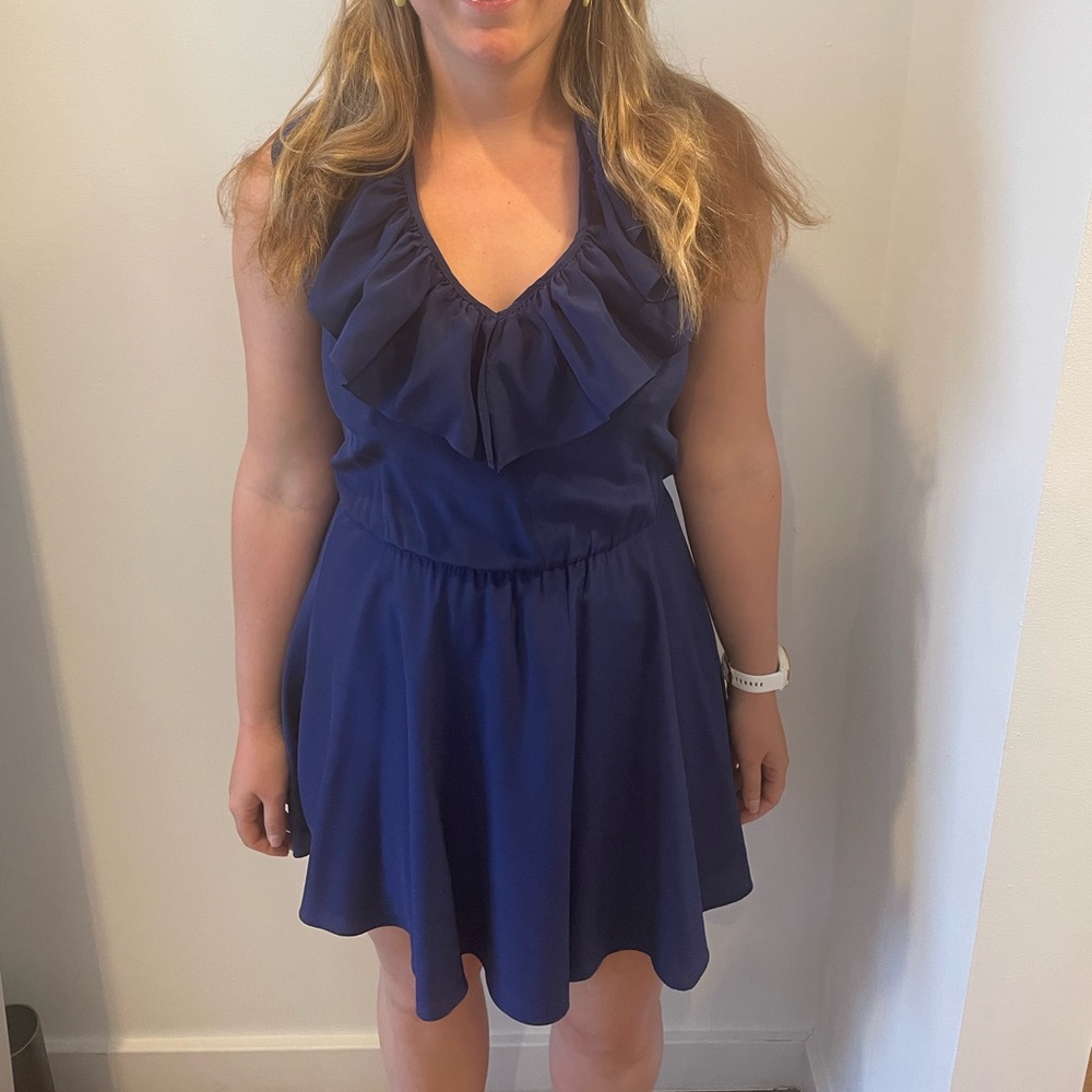 Medium sized blue cocktail dress